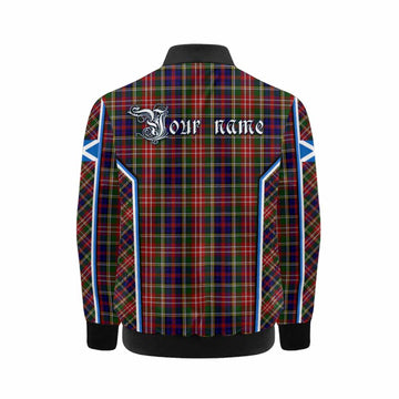 Christie Tartan Crest Kid Bomber Jacket Scotland Coat of Arm Flag Style - Tartan Vibes Clothing