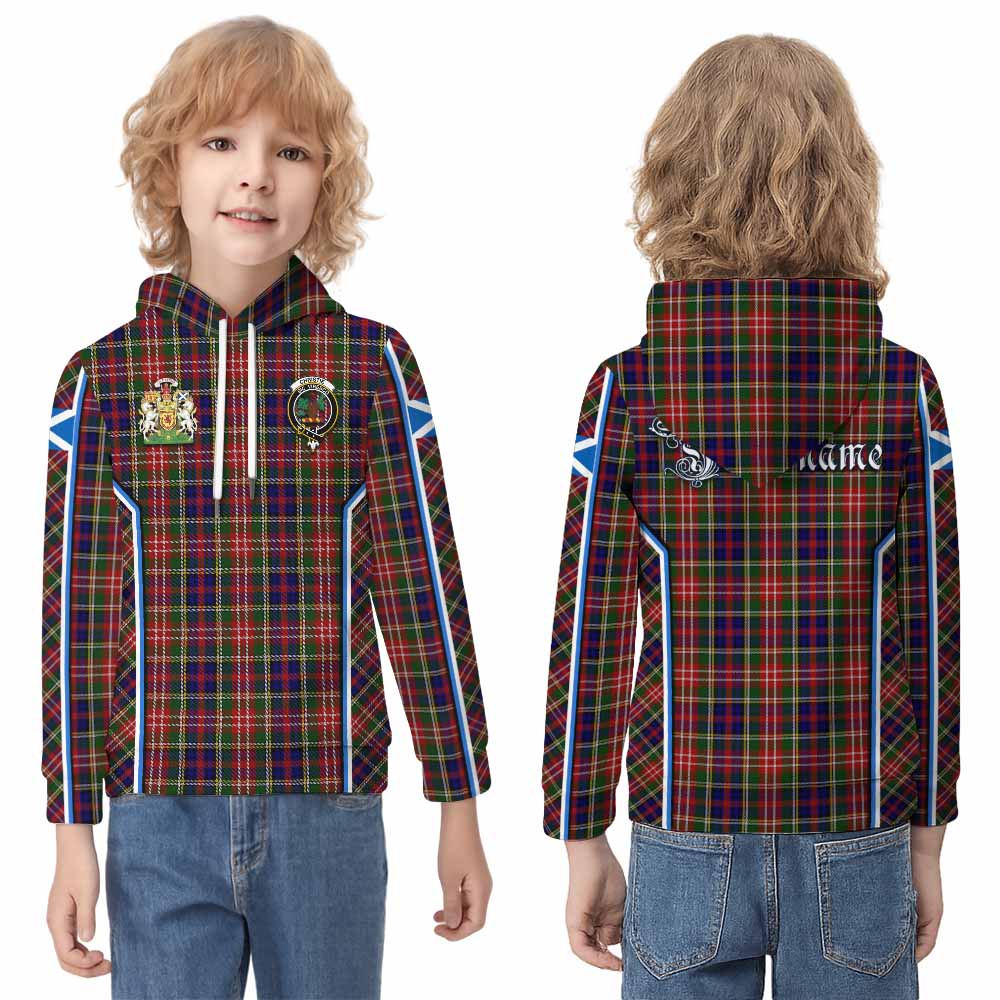 Christie Tartan Crest Kid Hoodie Scotland Coat of Arm Flag Style - Tartan Vibes Clothing