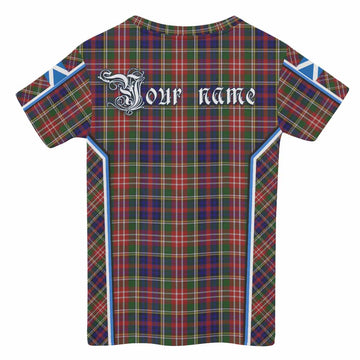 Christie Tartan Crest Kid T-shirt Scotland Coat of Arm Flag Style - Tartan Vibes Clothing