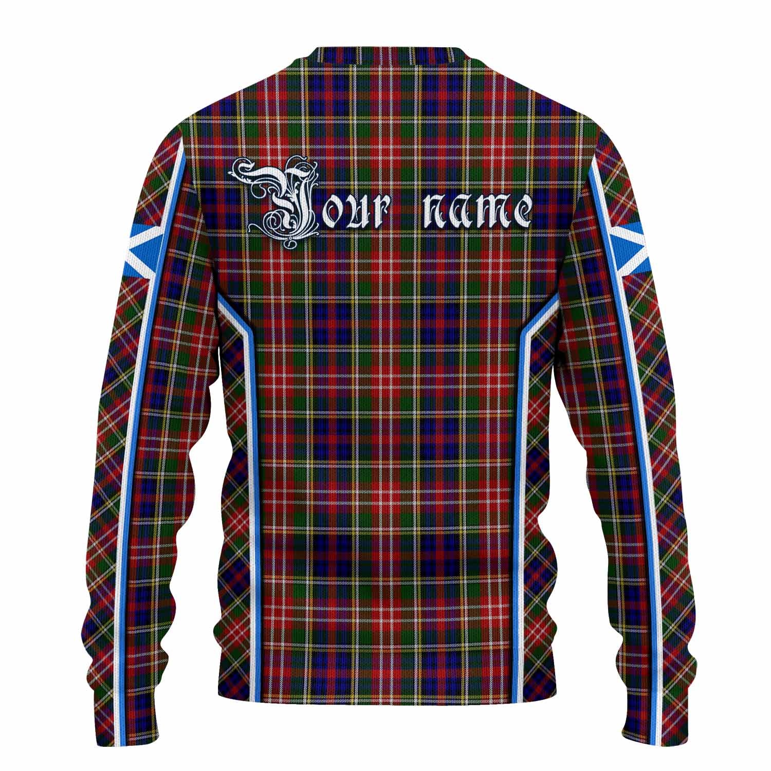 Christie Tartan Crest Knitted Sweater Scotland Coat of Arm Flag Style - Tartan Vibes Clothing