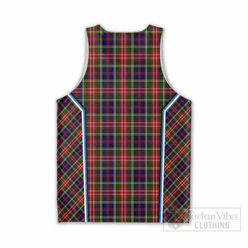 Christie Tartan Crest Men Tank Top Scotland Coat of Arm Flag Style