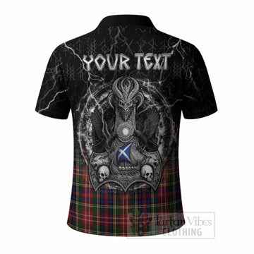 Christie Tartan Crest Polo Shirt Celtic Odin's Raven Legacy