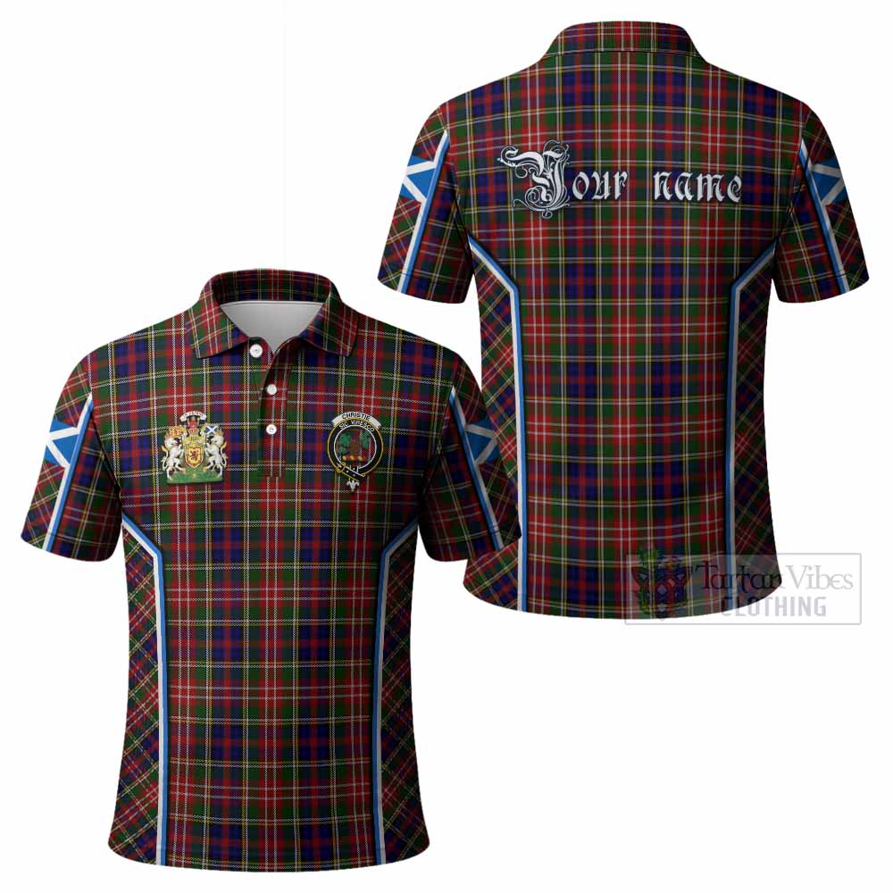 Christie Tartan Crest Polo Shirt Scotland Coat of Arm Flag Style - Tartan Vibes Clothing