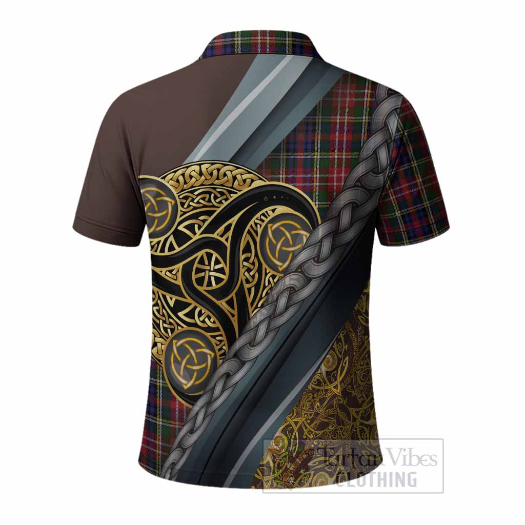 Christie Tartan Crest Polo Shirt Scottish Triskele Celtic