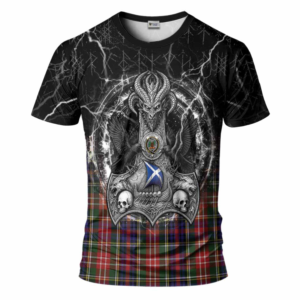 Christie Tartan Crest T-Shirt Celtic Odin's Raven Legacy