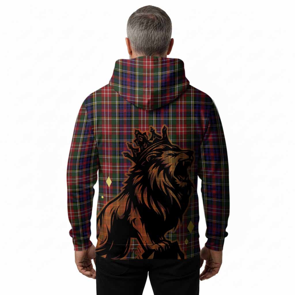 Christie Tartan Family Crest Hoodie Crowned Lion Roaring