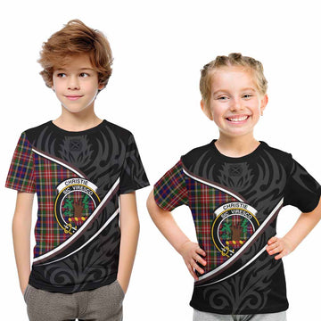 Christie Tartan Family Crest Kid T-shirt Celtic Scottish Thistle Floral - Tartan Vibes Clothing