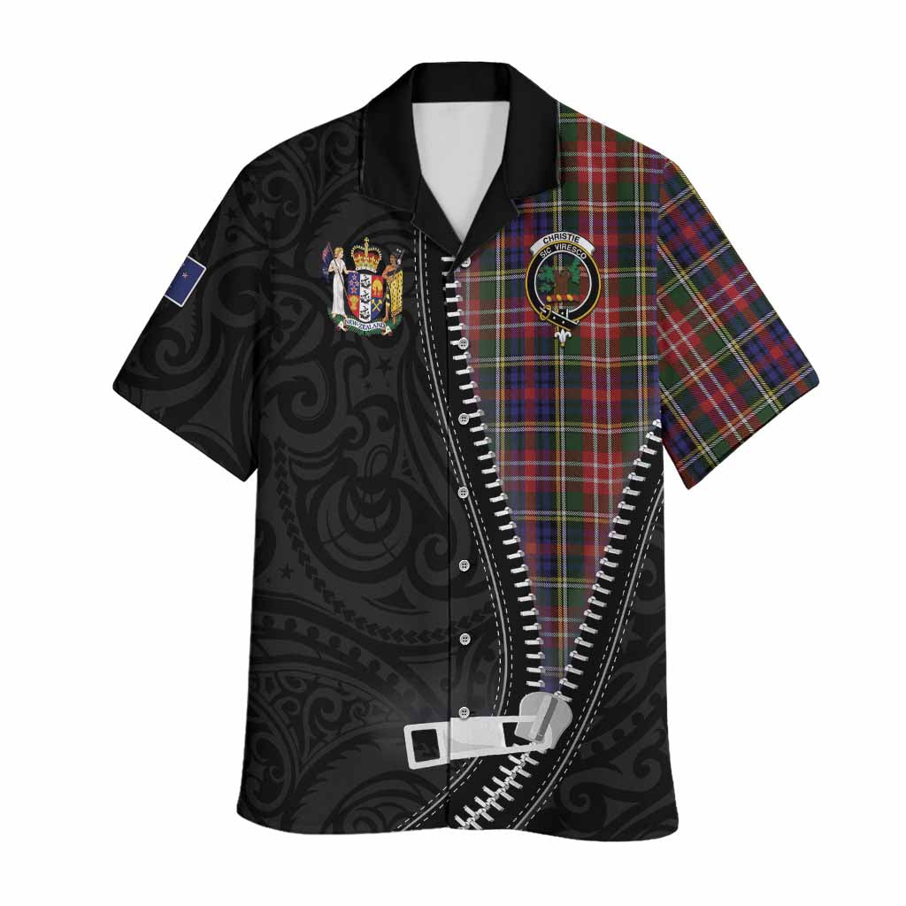 Christie Tartan Hawaiian Shirt New Zealand Pattern Unique Zipper Stylized