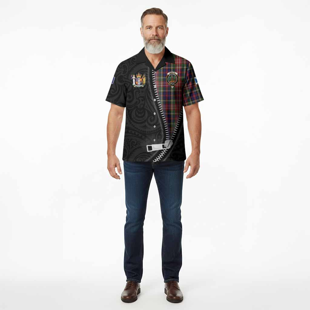 Christie Tartan Hawaiian Shirt New Zealand Pattern Unique Zipper Stylized