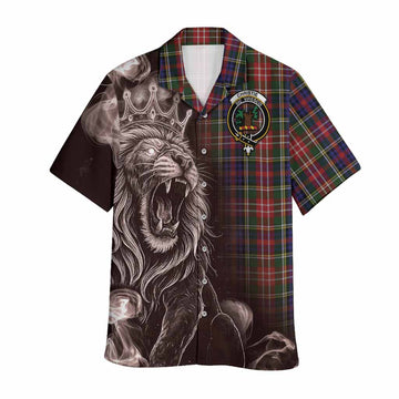 Christie Tartan Hawaiian Shirt Roaring Lion Heritage