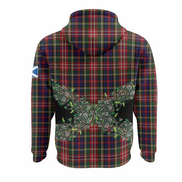 Christie Tartan Hoodie Thistle Scottish Spirit