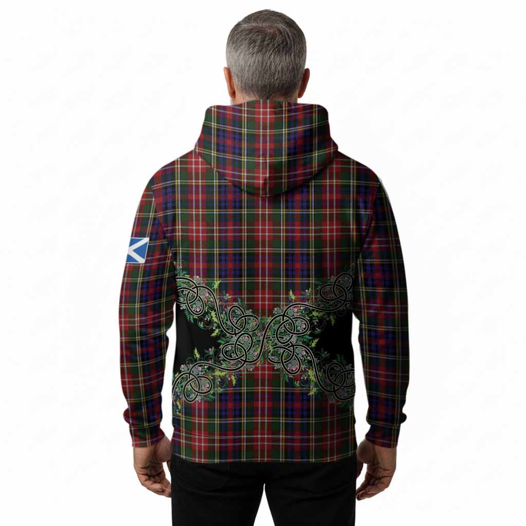 Christie Tartan Hoodie Thistle Scottish Spirit