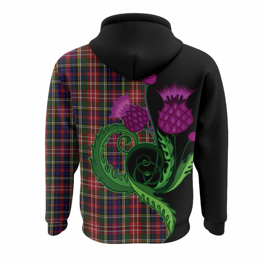 Christie Tartan Hoodie Traditional Scottish Thistle