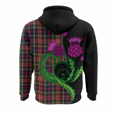 Christie Tartan Hoodie Traditional Scottish Thistle