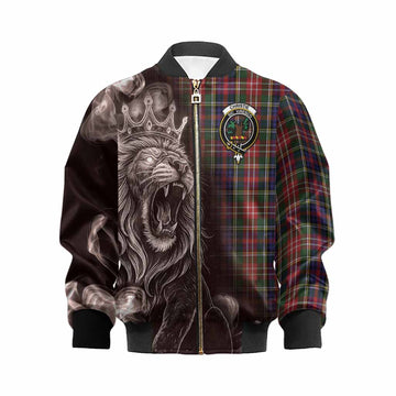 Christie Tartan Kid Bomber Jacket Roaring Lion Heritage