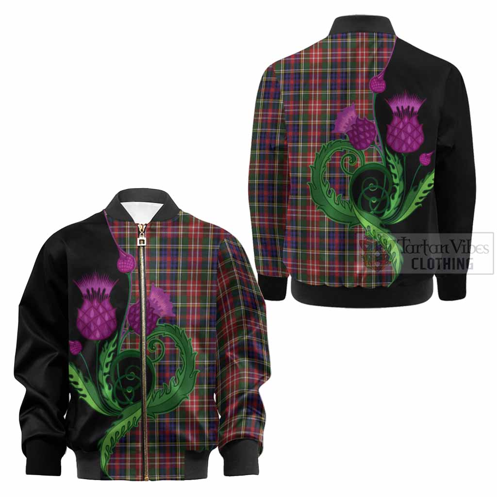 Christie Tartan Kid Bomber Jacket Traditional Scottish Thistle