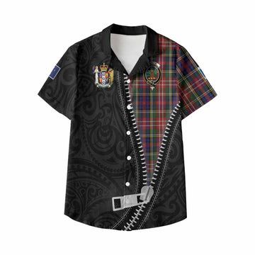 Christie Tartan Kid Hawaiian Shirt New Zealand Pattern Unique Zipper Stylized