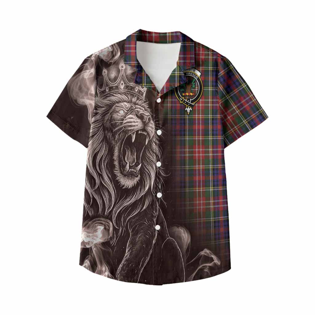 Christie Tartan Kid Hawaiian Shirt Roaring Lion Heritage