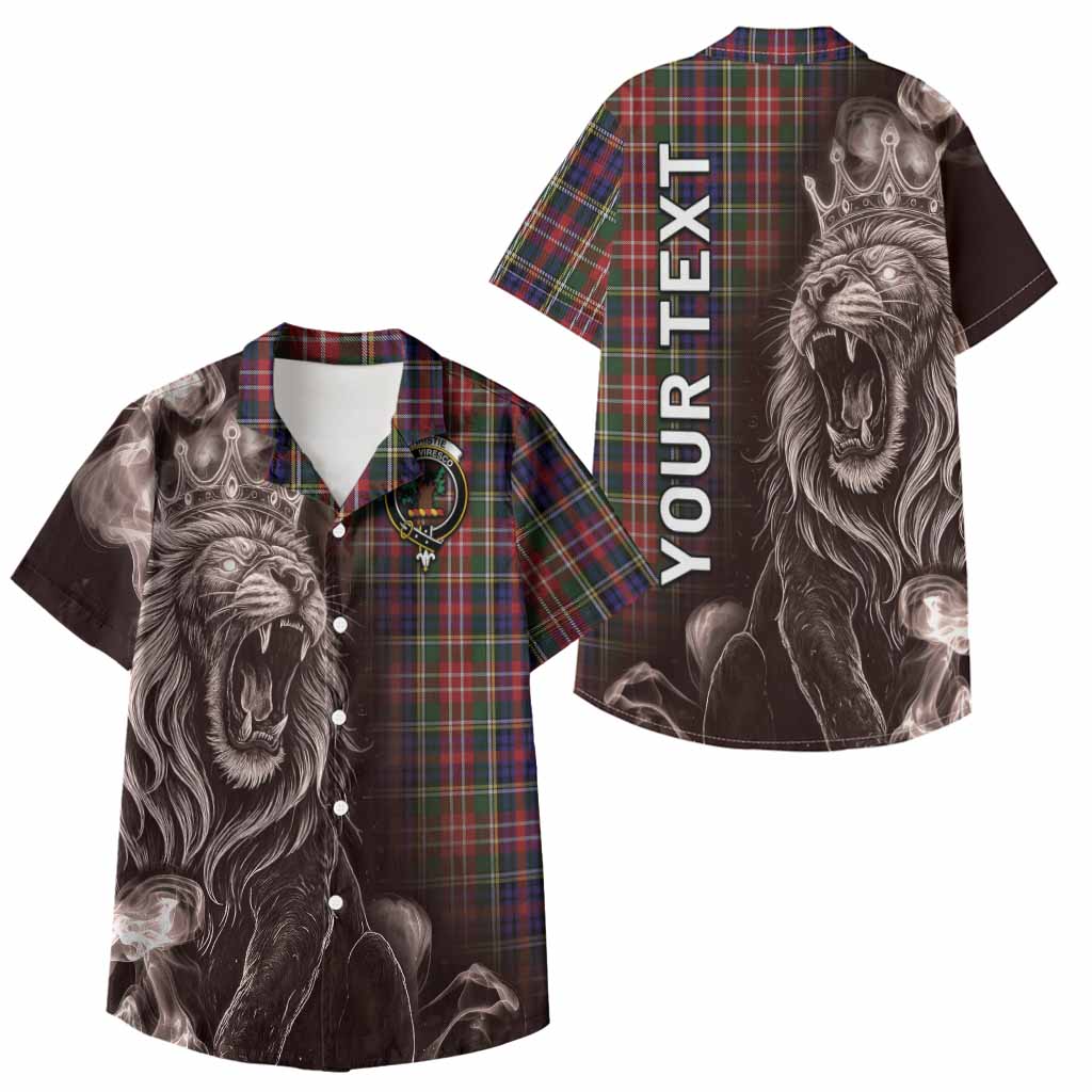Christie Tartan Kid Hawaiian Shirt Roaring Lion Heritage
