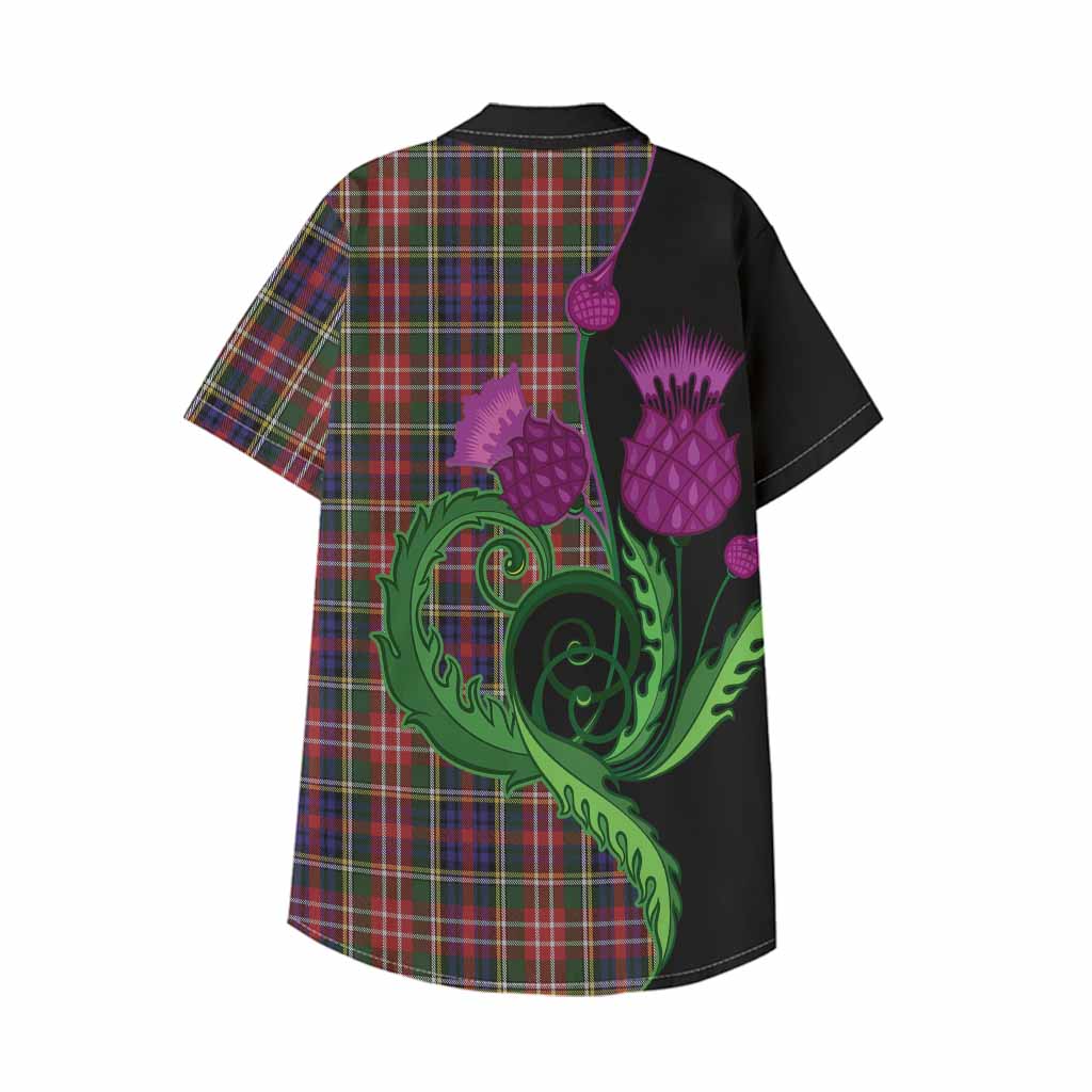 Christie Tartan Kid Hawaiian Shirt Traditional Scottish Thistle