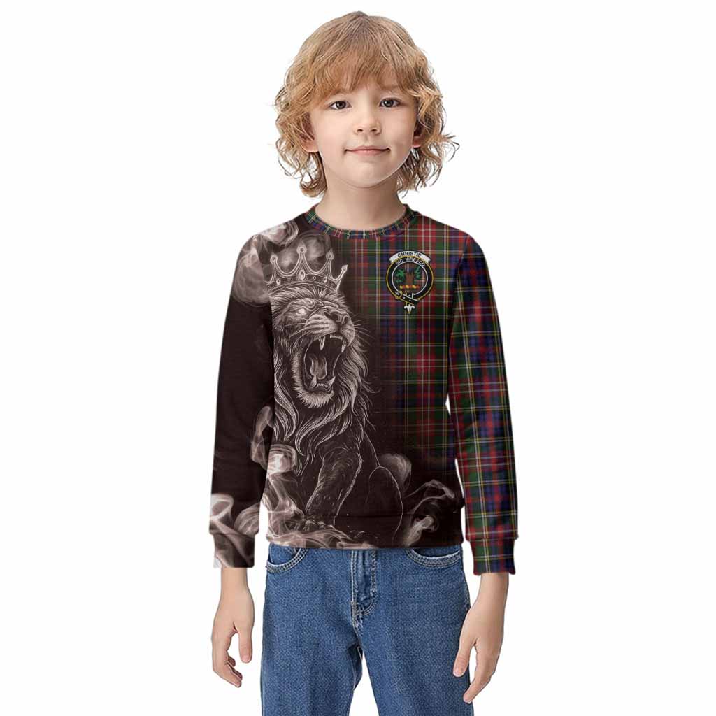 Christie Tartan Kid Knitted Sweatshirt Roaring Lion Heritage