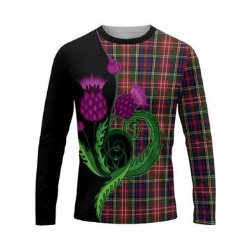 Christie Tartan Long Sleeve T-Shirt Traditional Scottish Thistle
