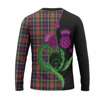 Christie Tartan Long Sleeve T-Shirt Traditional Scottish Thistle
