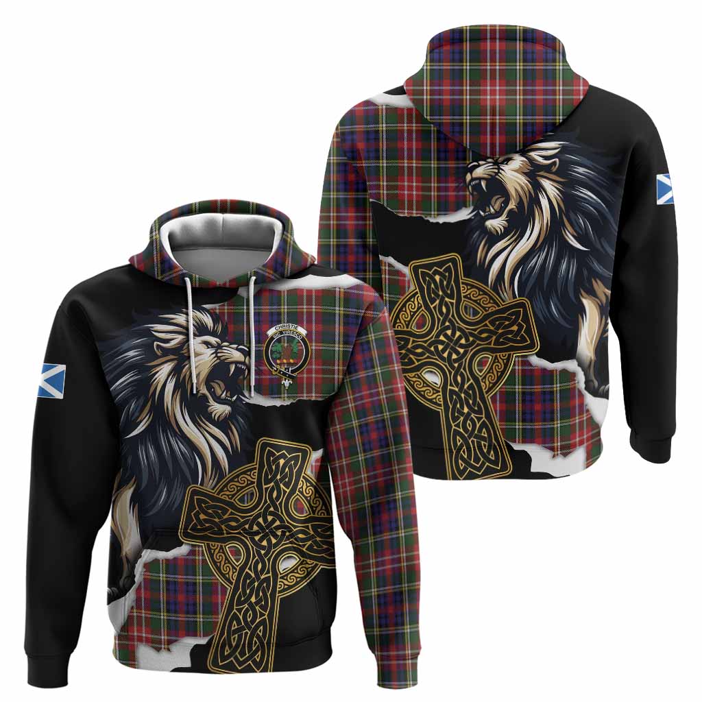 Christie Tartan Scottish Hoodie Lion Celtic Heritage