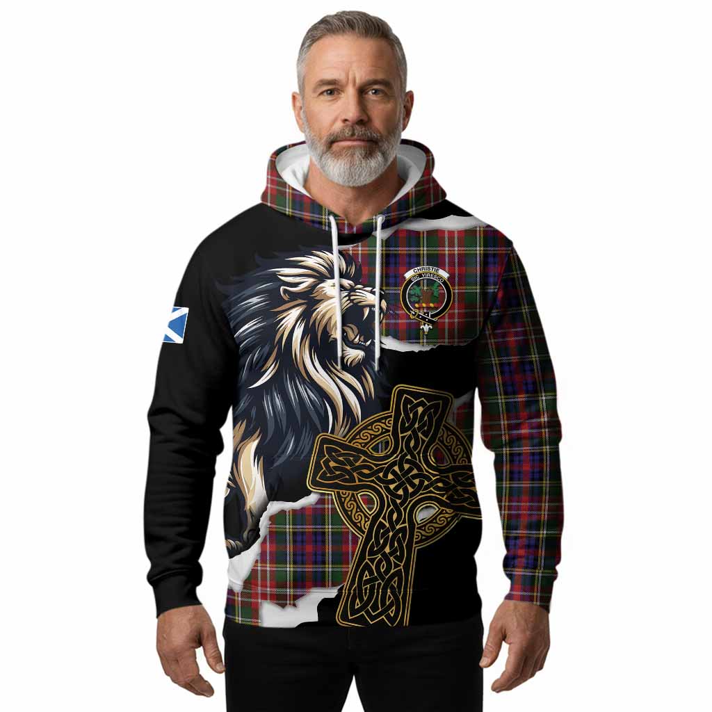 Christie Tartan Scottish Hoodie Lion Celtic Heritage