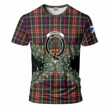Christie Tartan T-Shirt Thistle Scottish Spirit