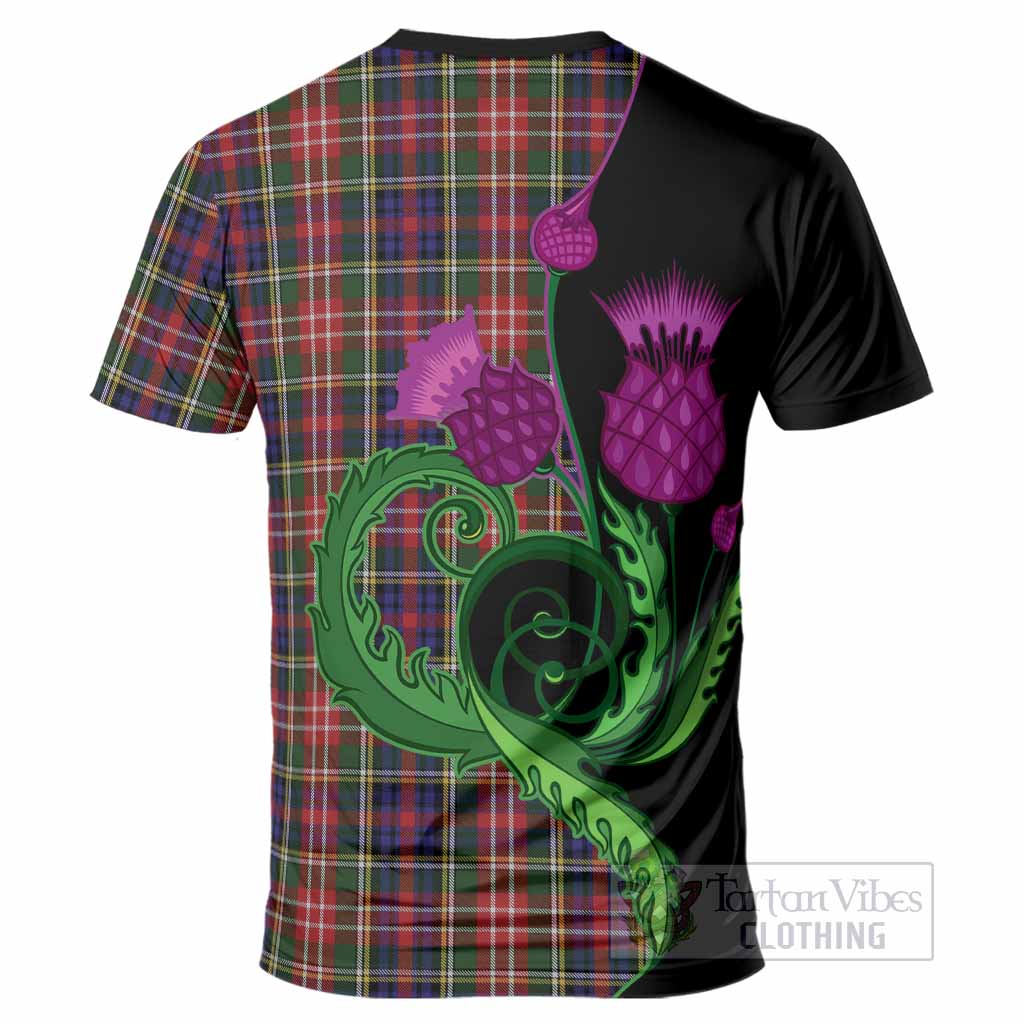 Christie Tartan T-Shirt Traditional Scottish Thistle