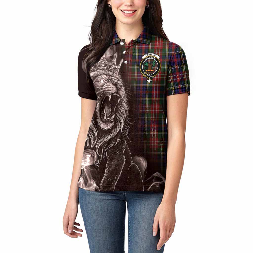 Christie Tartan Women Polo Shirt Roaring Lion Heritage