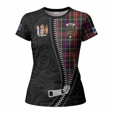 Christie Tartan Women T shirt New Zealand Pattern Unique Zipper Stylized