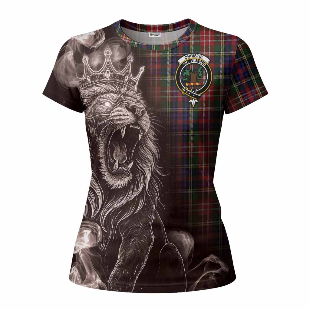 Christie Tartan Women T shirt Roaring Lion Heritage