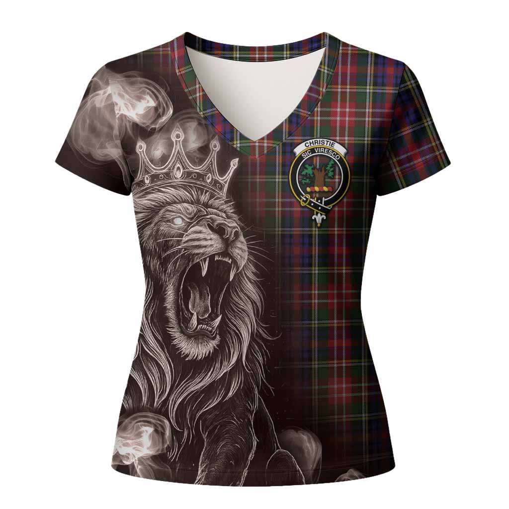 Christie Tartan Women T shirt Roaring Lion Heritage