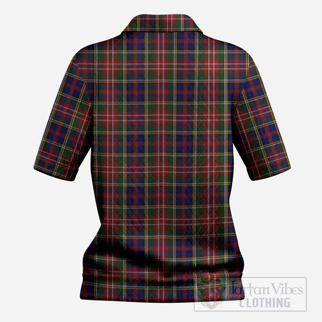 Christie Tartan Women’s Polo Sweater Top