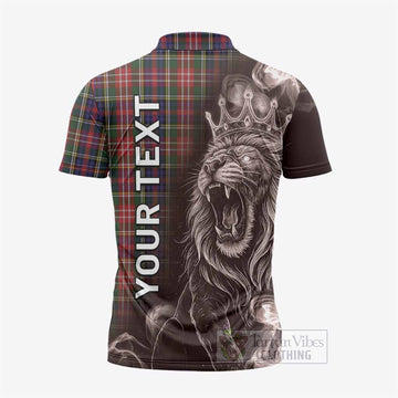 Christie Tartan Zipper Polo Shirt Roaring Lion Heritage