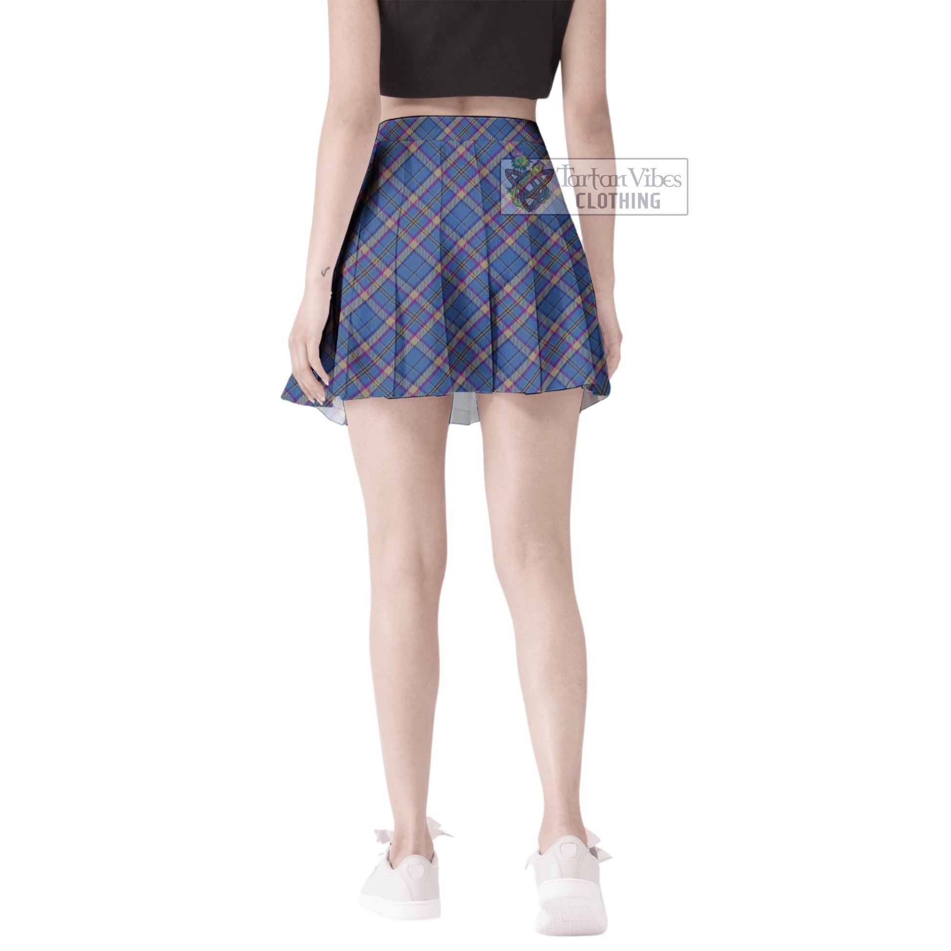 Tartan Vibes Clothing Cian Tartan Women's Plated Mini Skirt