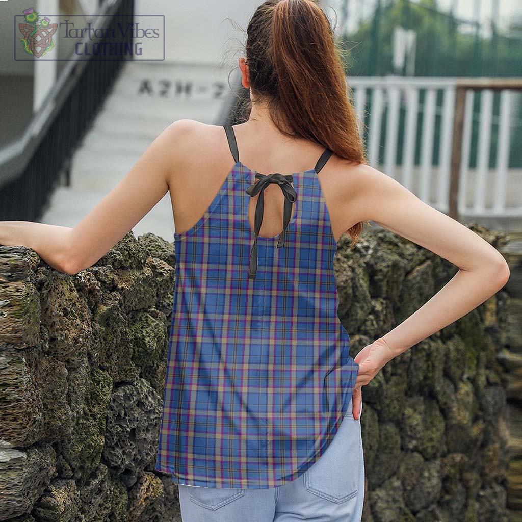 Cian Tartan Loose Halter Neck Camisole - Tartan Vibes Clothing