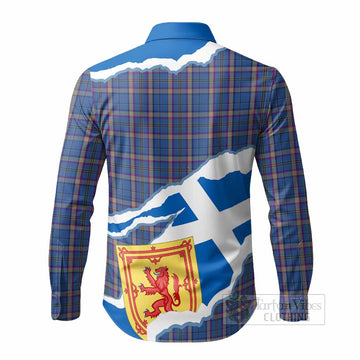 Cian Scotland Football Tartan Long Sleeve Button Shirts We'll Be Coming