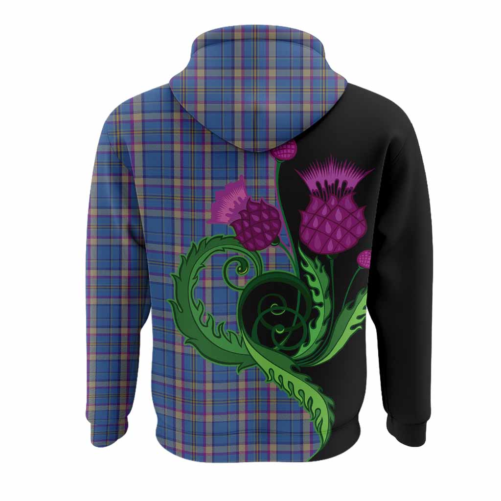 Cian Tartan Hoodie Traditional Scottish Thistle