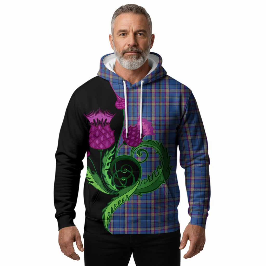 Cian Tartan Hoodie Traditional Scottish Thistle