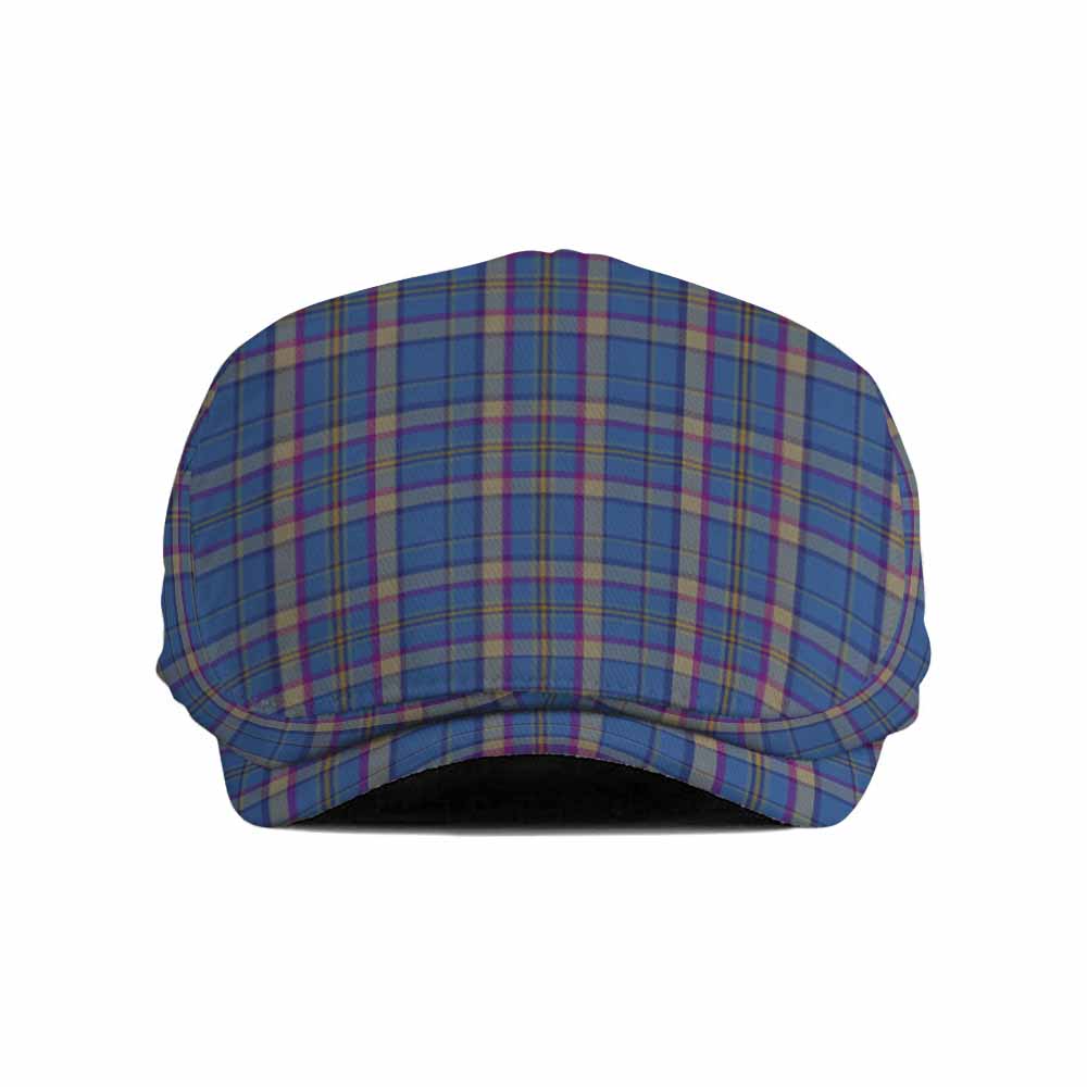 Cian Tartan Jeff Cap, Tartan Flat Cap