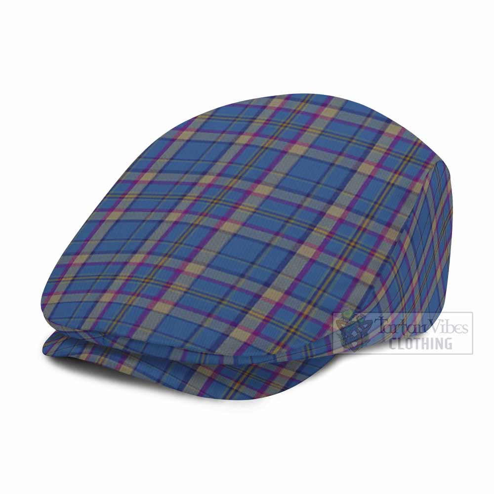 Cian Tartan Jeff Cap, Tartan Flat Cap