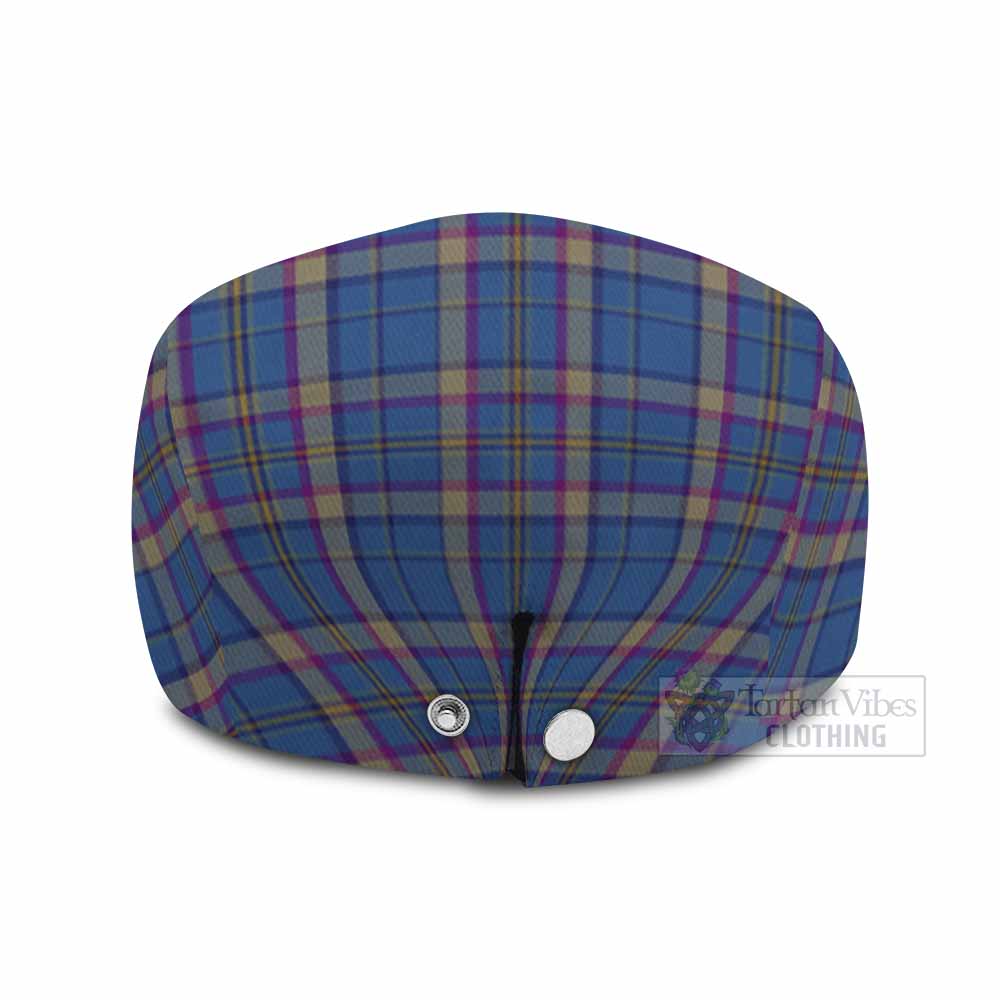 Cian Tartan Jeff Cap, Tartan Flat Cap