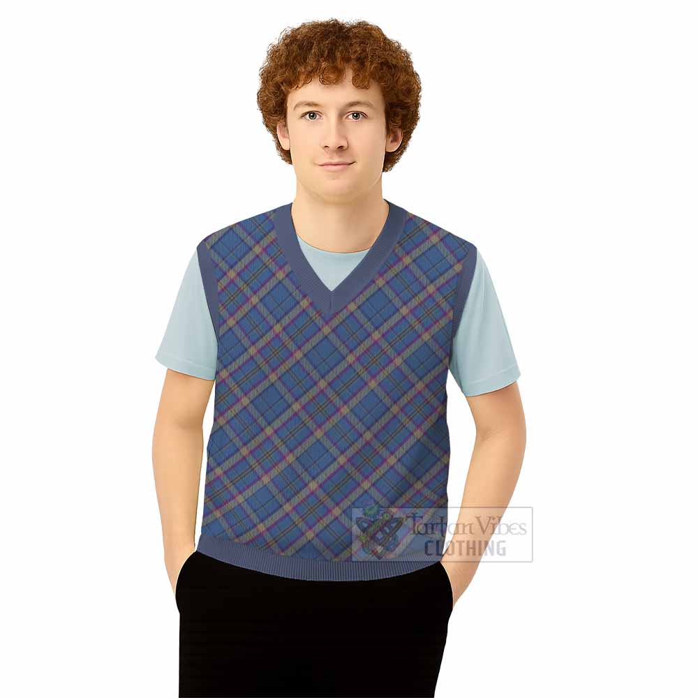 Cian Tartan  Knitted V-Neck Vest Cross Style