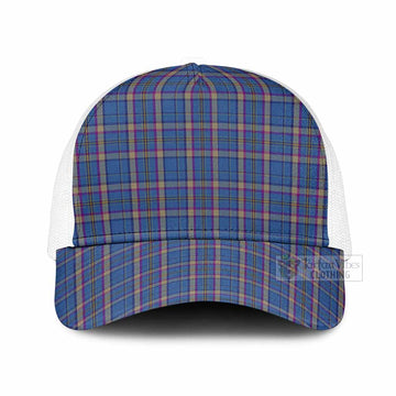 Cian Tartan Mesh Trucker Cap One Size (Adjustable) White - Tartan Vibes Clothing