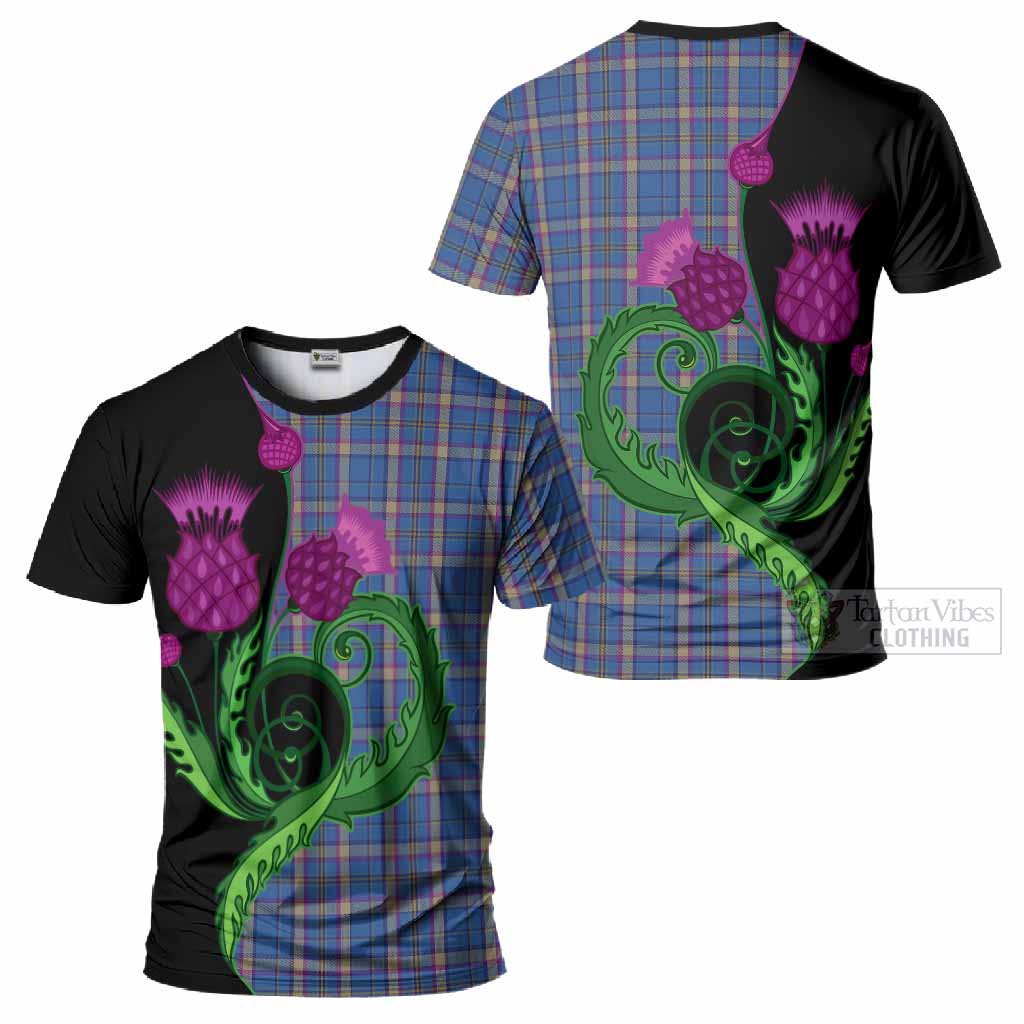 Cian Tartan T-Shirt Traditional Scottish Thistle