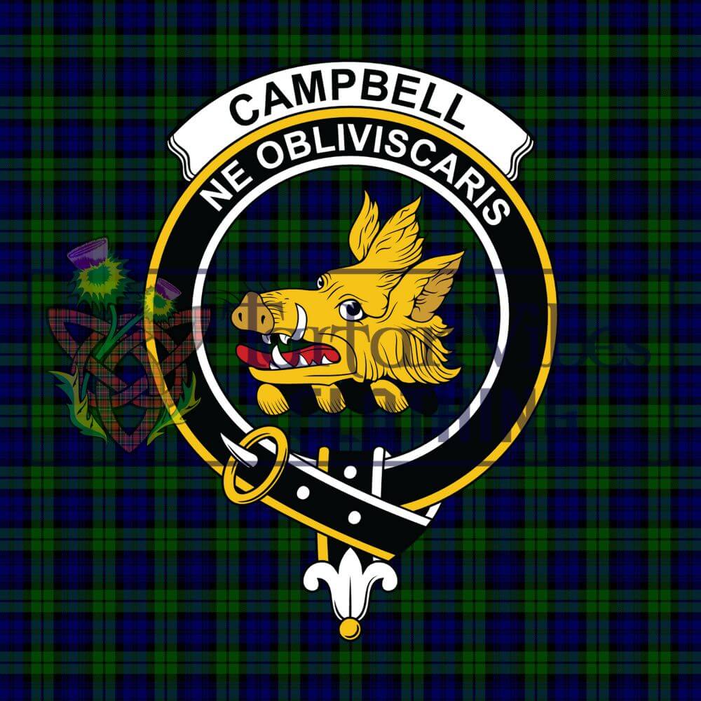 Clan Campbell Crest and Tartan