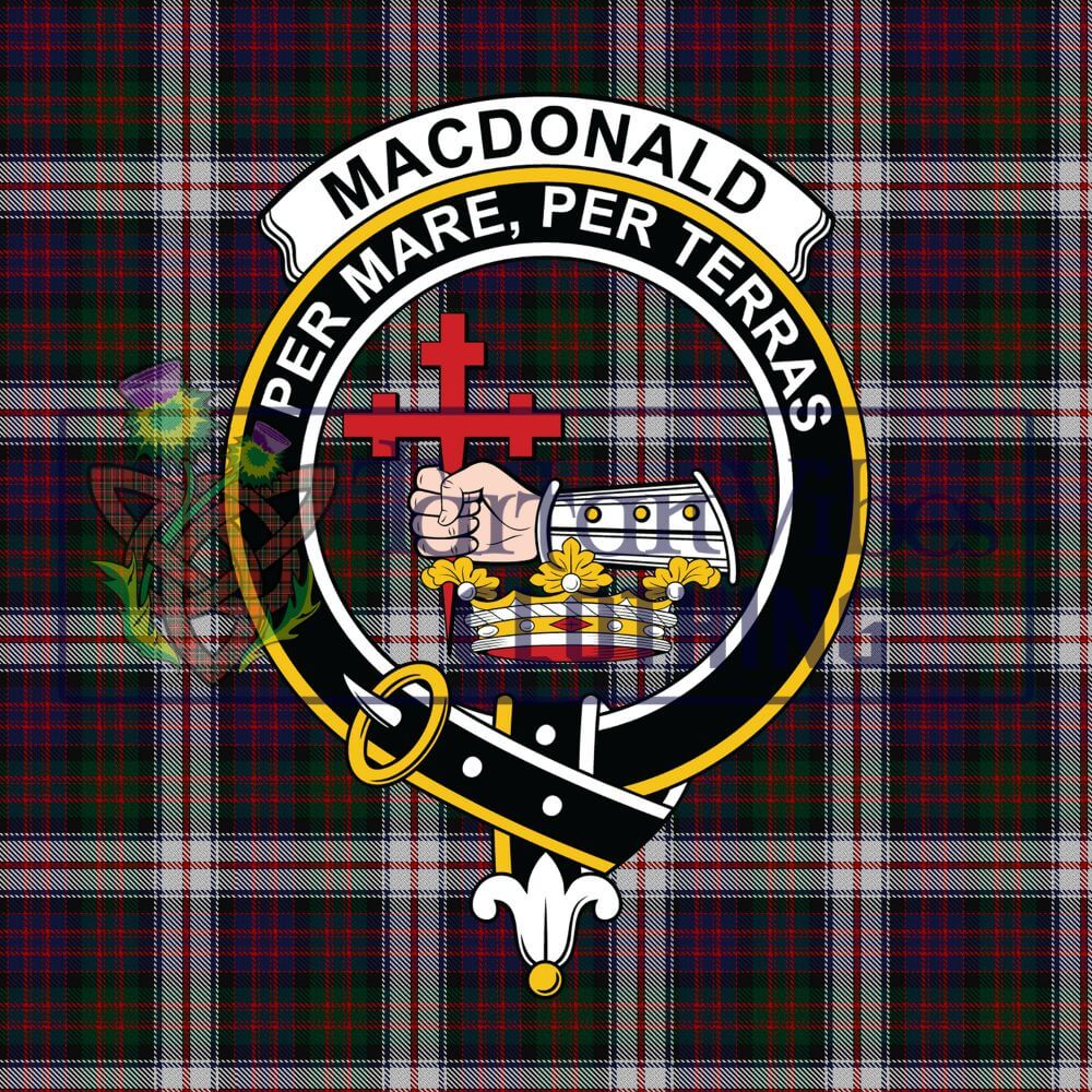 Clan MacDonald Crest and Tartan